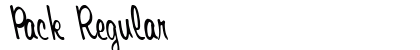Pack Regular Font Preview Pack Regular Font Preview