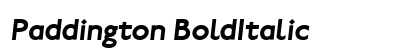 Paddington BoldItalic font free download