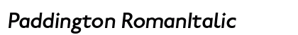 Paddington RomanItalic Preview