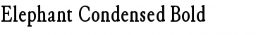 Elephant Condensed Font