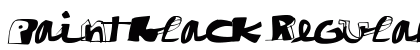 paintblack Regular font free download