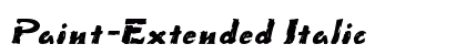 Paint-Extended Italic font free download