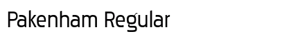 Pakenham Regular font free download