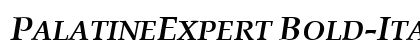 PalatineExpert Bold-Italic font free download