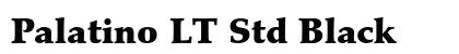 Palatino LT Std Black font free download