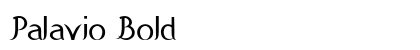 Palavio Bold font free download
