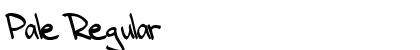 Pale Regular font free download
