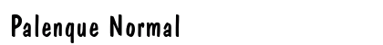Palenque Normal Font Preview