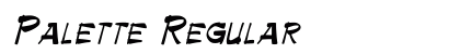 Palette Regular font free download