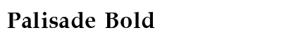 Palisade Bold font free download