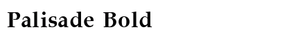 Palisade Bold font free download