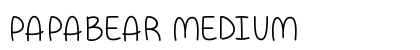 PapaBear Medium Font Preview PapaBear Medium Font Preview