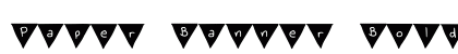 Paper Banner Bold Font Preview Paper Banner Bold Font Preview