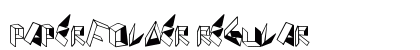 PaperFolder Regular Font Preview PaperFolder Regular Font Preview