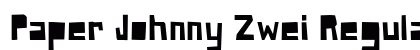 Paper Johnny Zwei Regular (OpenType) Font Preview Paper Johnny Zwei Regular (OpenType) Font Preview