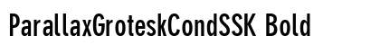 ParallaxGroteskCondSSK Bold font free download