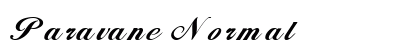 Paravane Normal Font Preview Paravane Normal Font Preview