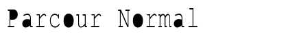 Parcour Normal font free download