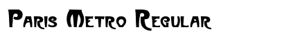 Paris Metro Regular font free download