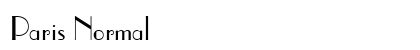 Paris Normal font free download