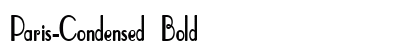 Paris-Condensed Bold Preview