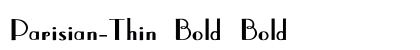 Parisian-Thin Bold Bold font free download