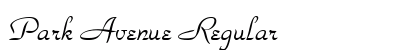 Park Avenue Regular font free download