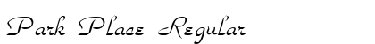 Park Place Regular Font Preview Park Place Regular Font Preview