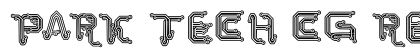 Park Tech CG Regular Font Preview Park Tech CG Regular Font Preview