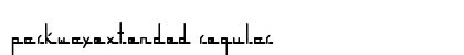 parkwayextended Regular Font Preview