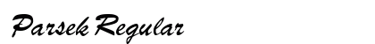 Parsek Regular Font Preview