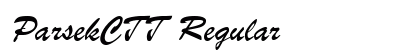 ParsekCTT Regular Font Preview
