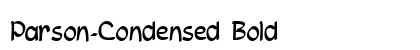 Parson-Condensed Bold Preview