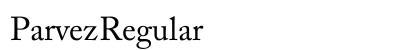 Parvez Regular font free download