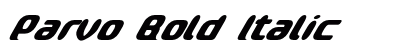 Parvo Bold Italic font free download