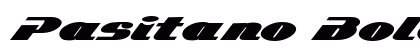 Pasitano Bold Italic Preview