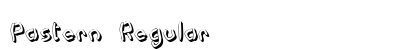 Pastern Regular Font Preview