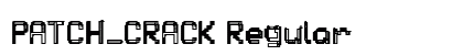 PATCH_CRACK Regular font free download