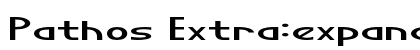 Pathos Extra-expanded Bold font free download