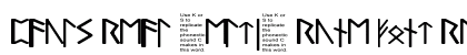 Pauls Real Celtic Rune Font Regular font free download