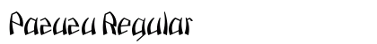 Pazuzu Regular font free download