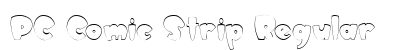 PC Comic Strip Regular Font Preview