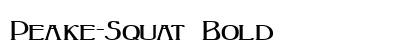Peake-Squat Bold Preview
