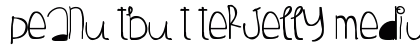 PeanutButterJelly Medium Font PeanutButterJelly Medium Font Preview