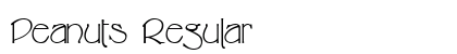 Peanuts Regular font free download