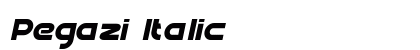 Pegazi Italic Preview