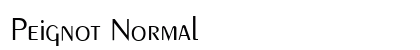 Peignot Normal font free download