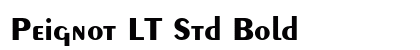 Peignot LT Std Bold Preview
