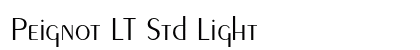 Peignot LT Std Light font free download