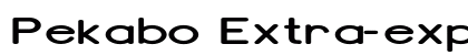 Pekabo Extra-expanded Regular Preview